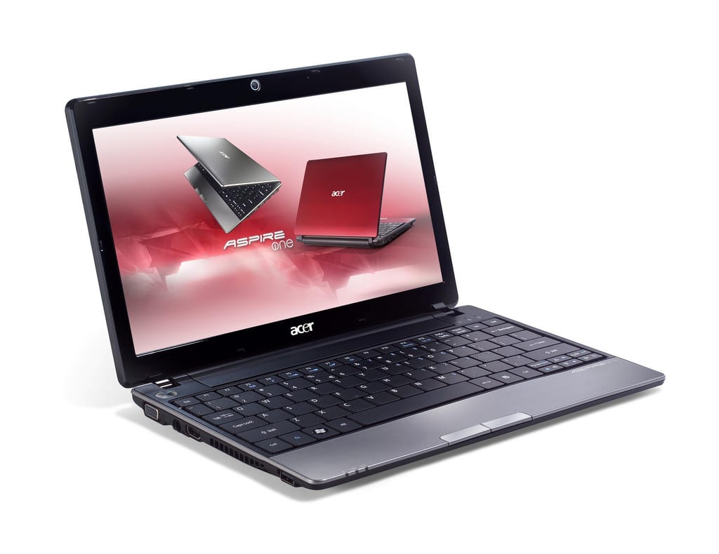Aspire One 521-10.1 Notebook – Athlon II K125 / 1.7 GHz, 25.7 cm – Display