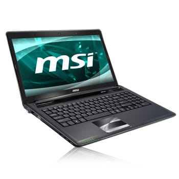 MSI CX640-021 Pc portable à 15.6″ : Optimus, Core i5 Sandy Bridge, USB 3.0, GT 520M